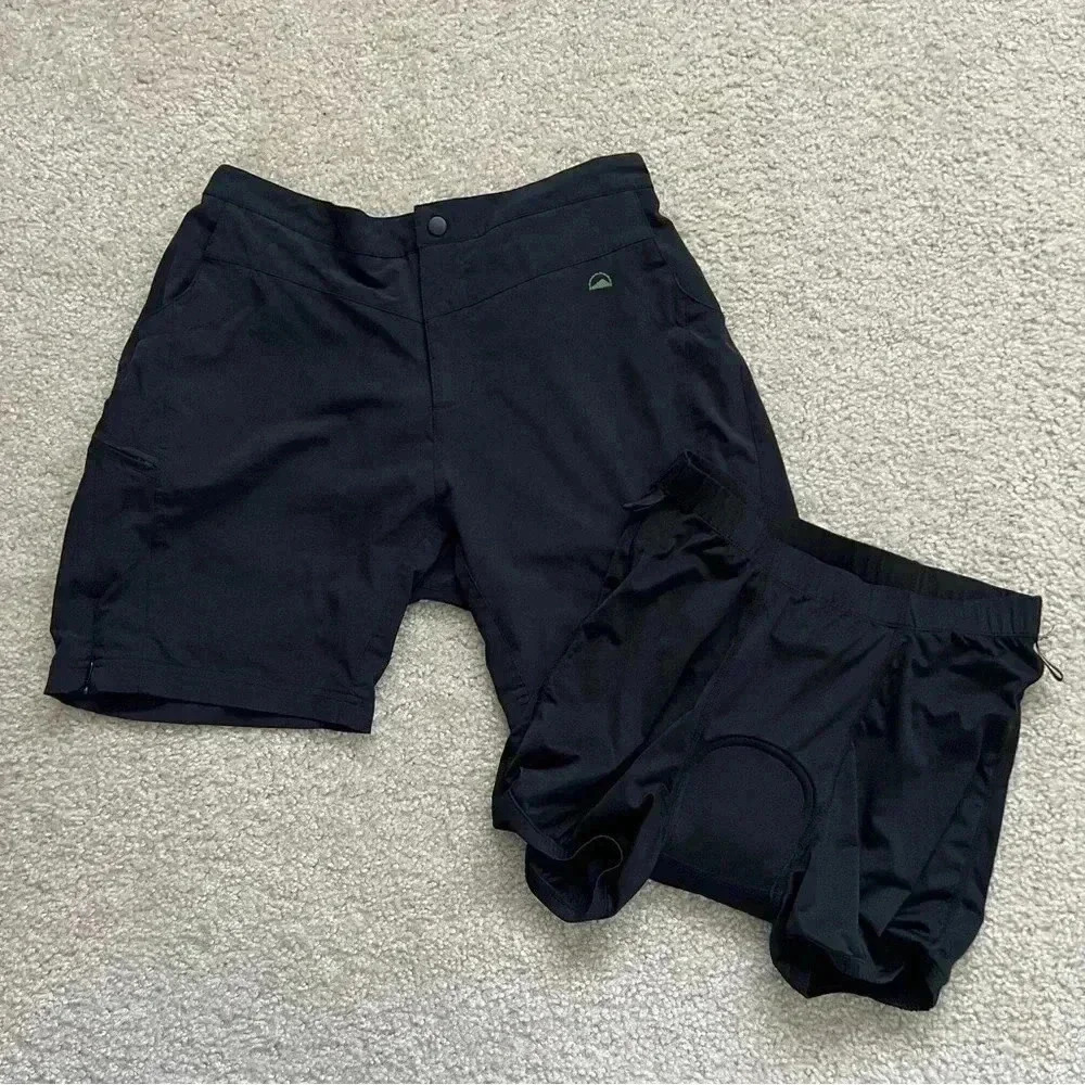 Zoic Mountain Bike Shorts Cycling Padded Black Women’s Size Large Outdoor Active